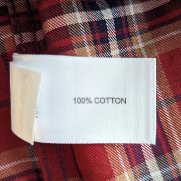 Orvis wrinkle free men's plaid button down shirt, size small, 100% cotton - Picture 10 of 10